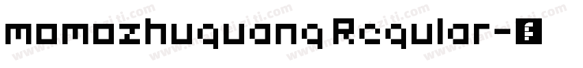 momozhuguang Regular字体转换